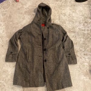 Used Esprit long jacket with hood size XL